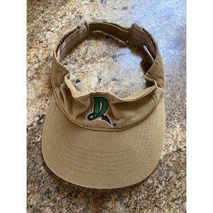 Dayton Dragons Baseball Tan Visor Sun Hat Adjustable Embroidered D Minor League